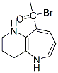 1-bromoacetyl-2,3,4,5-tetrahydro-1H-pyrido(3,2-b)azepine Struktur