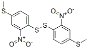 Bis[4-(methylthio)-2-nitrophenyl] persulfide Struktur