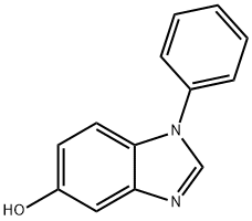 1-PHENYL-5-HYDROXYBENZIMIDAZOLE Struktur