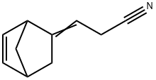 3-bicyclo[2.2.1]hept-5-en-2-ylidenepropiononitrile Struktur