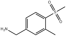 (4-Methanesulfonyl-3-methylphenyl)methanamine Struktur