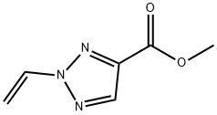 2H-1,2,3-Triazole-4-carboxylicacid,2-ethenyl-,methylester(9CI) Struktur