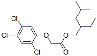 2-ethyl-4-methylpentyl (2,4,5-trichlorophenoxy)acetate Struktur