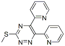 5,6-Di(2-pyridyl)-3-methylthio-1,2,4-triazine Struktur