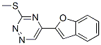 5-(Benzofuran-2-yl)-3-methylthio-1,2,4-triazine Struktur