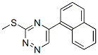 3-Methylthio-5-(1-naphtyl)-1,2,4-triazine Struktur