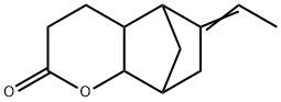 5,8-Methano-2H-1-benzopyran-2-one,6-ethylideneoctahydro- Struktur