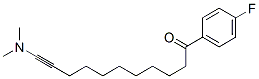 1-(4-Fluorophenyl)-11-(dimethylamino)-10-undecyn-1-one Struktur