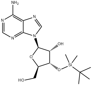 3'-O-tert-Butyldimethylsilyladenosine Struktur