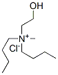 dibutyl(2-hydroxyethyl)methylammonium chloride Struktur