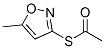 Ethanethioic acid, S-(5-methyl-3-isoxazolyl) ester (9CI) Struktur