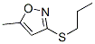 Isoxazole, 5-methyl-3-(propylthio)- (9CI) Struktur