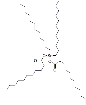 bis(dodecanoyloxy)didodecylstannane Struktur