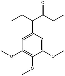 3-Hexanone, 4-(3,4,5-trimethoxyphenyl)- Struktur