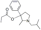 1-(2-Methylpropyl)-2-methyl-3-phenylpyrrolidin-3-ol propionate Struktur