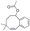 5,6,7,8-Tetrahydro-8,8-dimethylbenzocycloocten-5-ol acetate Struktur