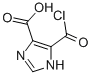 1H-Imidazole-4-carboxylic acid, 5-(chlorocarbonyl)- (9CI) Struktur