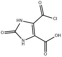 1H-Imidazole-4-carboxylicacid,5-(chlorocarbonyl)-2,3-dihydro-2-oxo-(9CI) Struktur