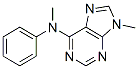 N,9-dimethyl-N-phenyl-purin-6-amine Struktur