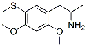 1-(2,4-dimethoxy-5-methylsulfanyl-phenyl)propan-2-amine Struktur