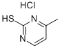 2-MERCAPTO-4-METHYLPYRIMIDINE HYDROCHLORIDE Struktur