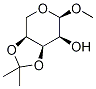 Methyl 3,4-Isopropylidene-β-L-arabinopyranoside Struktur