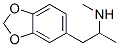 1-benzo[1,3]dioxol-5-yl-N-methyl-propan-2-amine Struktur