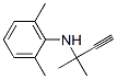 N-(1,1-Dimethyl-2-propynyl)-2,6-dimethylbenzenamine Struktur