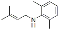 2,6-Dimethyl-N-(3-methyl-2-butenyl)benzenamine Struktur