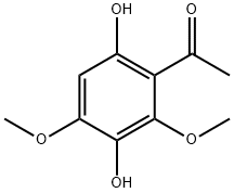 3,6-DIHYDROXY-2,4-DIMETHOXYACETOPHENONE Struktur