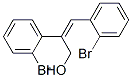 2,3-bis(2-bromophenyl)prop-2-en-1-ol Struktur