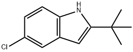 2-TERT-BUTYL-5-CHLORO-1H-INDOLE Struktur