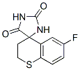 6'-fluoro-2',3'-dihydro-2H,5H-spiro[imidazolidine-4,4'-thiochromene]-2,5-dione Struktur