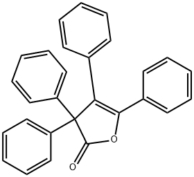 3,3,4,5-tetraphenylfuran-2-one Struktur