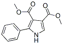 1H-Pyrrole-3,4-dicarboxylicacid,2-phenyl-,dimethylester(9CI) Struktur