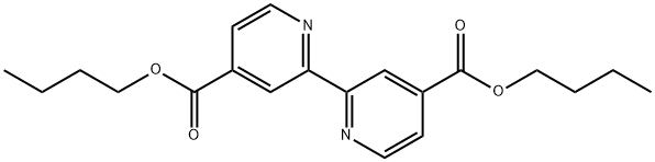 DIBUTYL 2,2'-BIPYRIDINE-4,4'-DICARBOXYLATE Struktur