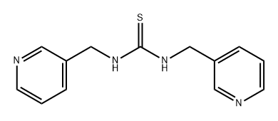 1,3-雙(3-吡啶甲基)-2-硫脲 結構式