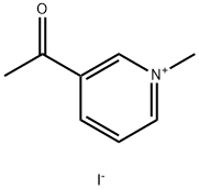 3-ACETYL-1-METHYLPYRIDINIUM IODIDE, 6965-62-4, 結(jié)構(gòu)式