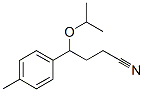 4-methyl-gamma-(1-methylethoxy)benzenebutyronitrile  Struktur