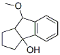 2,3,8,8a-Tetrahydro-8-methoxycyclopent[a]inden-3a(1H)-ol Struktur