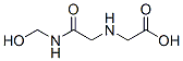 Glycine, N-[2-(hydroxymethylamino)-2-oxoethyl]- (9CI) Struktur