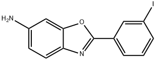 2-(3-iodophenyl)-1,3-benzoxazol-6-amine Struktur