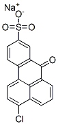 3-Chloro-7-oxo-7H-benz(de)anthracene-9-sulfonic acid sodium salt Struktur