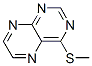 4-methylsulfanylpteridine Struktur