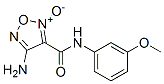 1,2,5-Oxadiazole-3-carboxamide,4-amino-N-(3-methoxyphenyl)-,2-oxide(9CI) Struktur