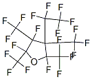 2,3,5-trifluorotetrahydro-4-(pentafluoroethyl)-2,3,4,5-tetrakis(trifluoromethyl)furan Struktur