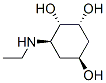 1,2,4-Cyclohexanetriol,6-(ethylamino)-,(1S,2R,4S,6R)-(9CI) Struktur