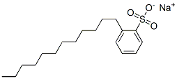 DODECYLBENZENESULFONIC ACID SODIUM SALT Struktur