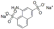 sodium 8-aminonaphthalene-1,6-disulphonate  Struktur