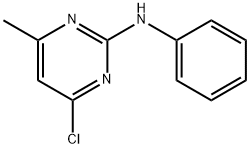 2-Anilino-4-chloro-6-methylpyrimidine Struktur